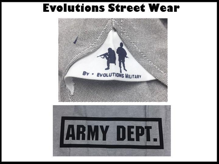 新品 正規品　ワークミリタリーシャツEvolution Street Wear LS Shirt ロングスリーブシャツ（Brooklyn Newyork) XL_画像7