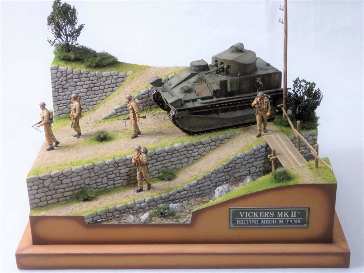 *1/35* vi  car sMkⅡ* hobby Boss * tank * stone .* Ogawa *.* geo llama * final product *