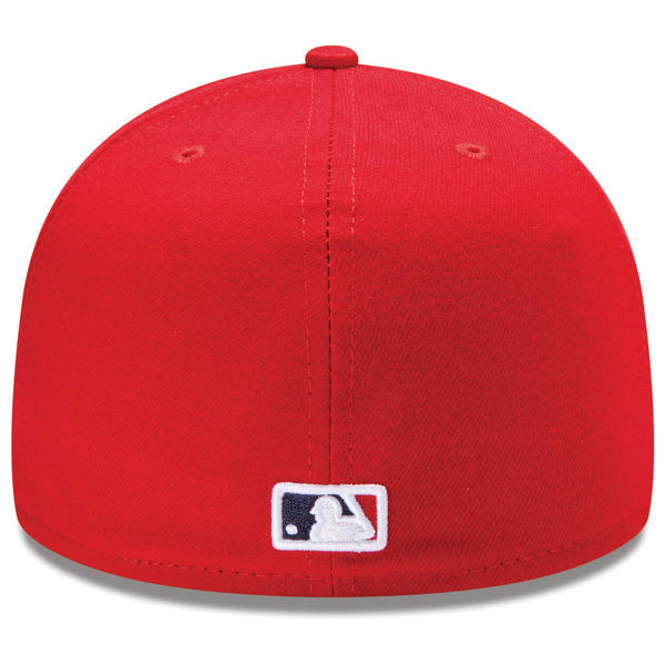 送料無料 「7.1/2」 新品 Newera ニューエラ オーセンティック AUTHENTIC 公式モデル LA ロサンゼルス Angels エンゼルス 赤_画像4