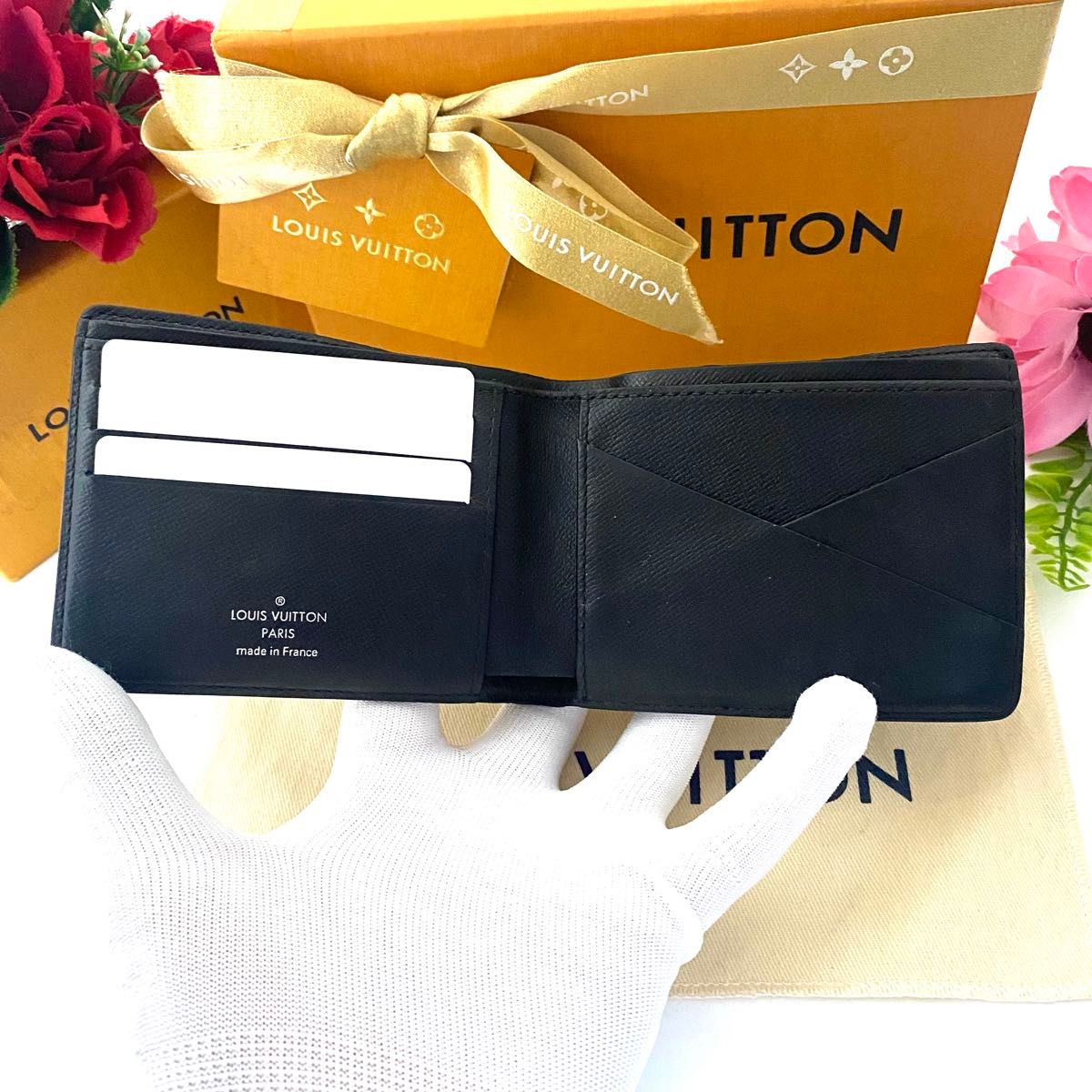 ルイ ヴィトン ポルトフォイユ ミュルティプル ダミエ グラフィット 二