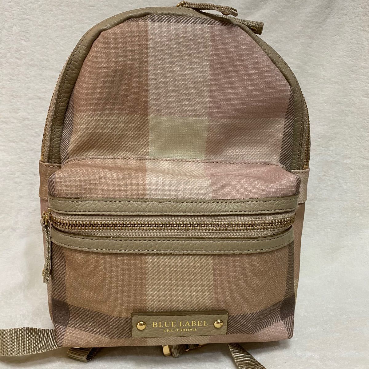 ブルーレーベル BLUE LABEL CRESTBRIDGE リュック PVバッグ ブルーレーベル BLUE LABEL CRESTBRIDGE リュック PVバッグ