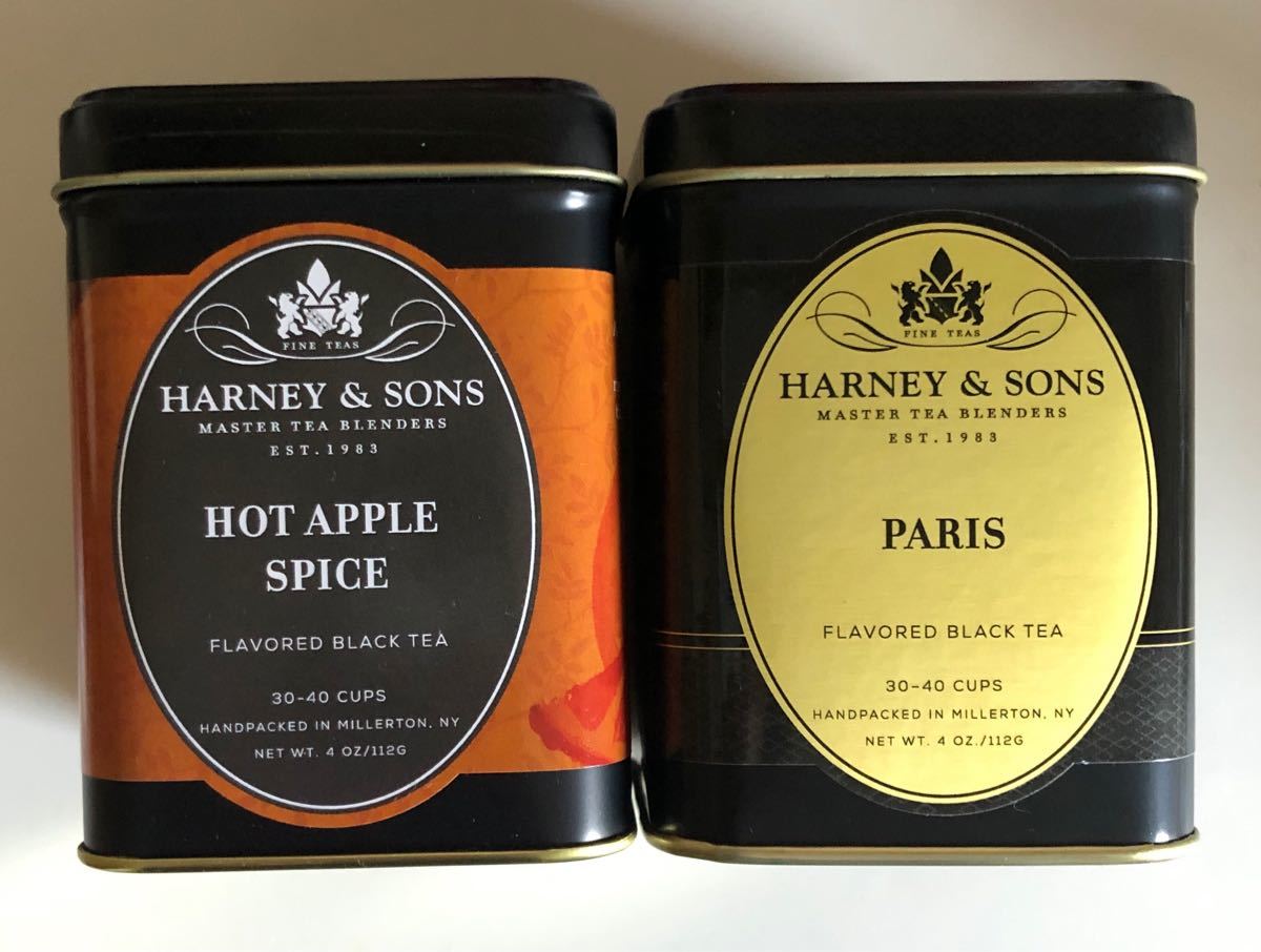 【セール中】 ハーニーアンドサンズ　紅茶　茶葉　パリス　ホットアップルスパイス　セット