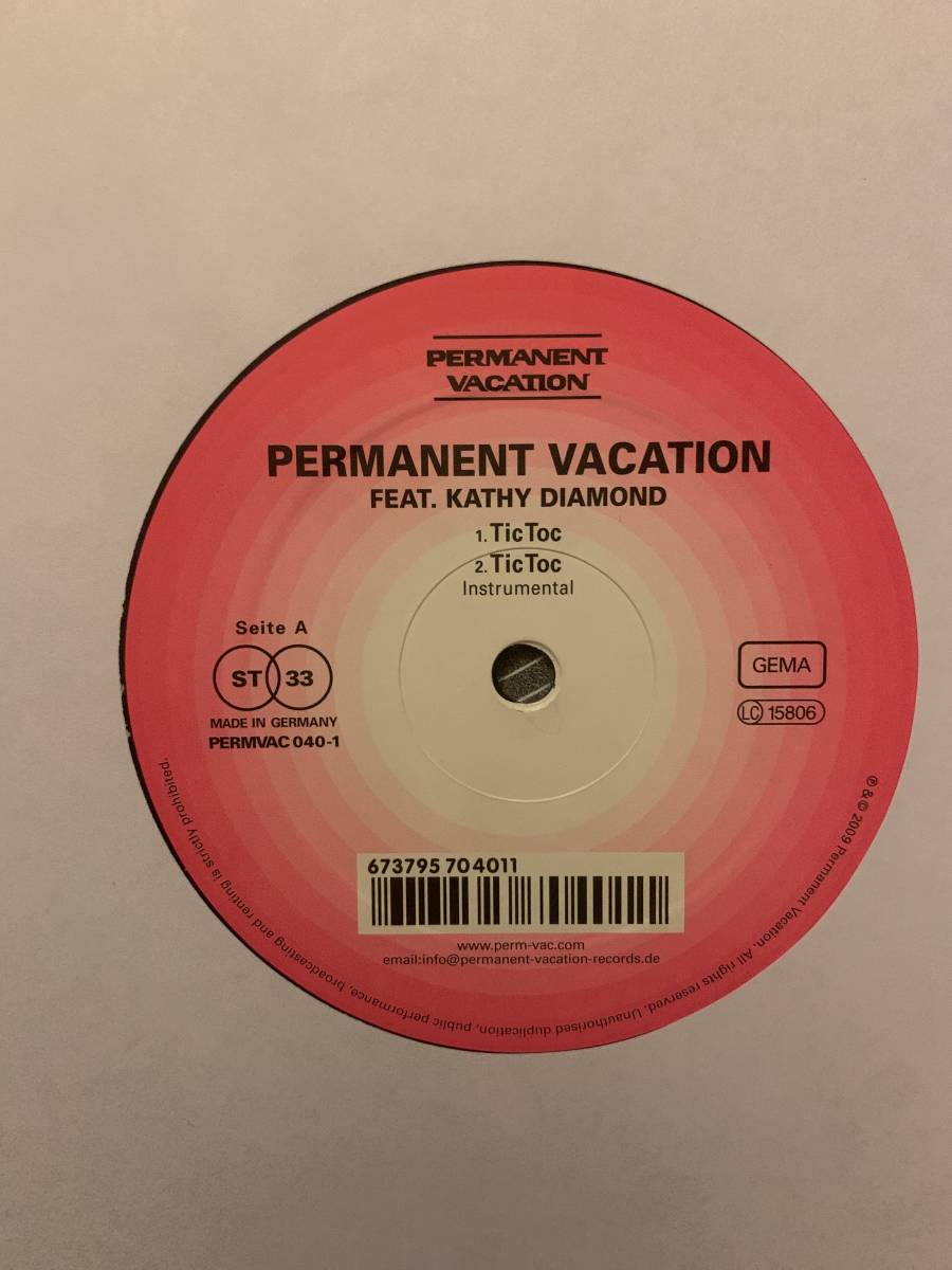 即決! オールド・スクール・ ディスコ・ハウス! Permanent Vacation Feat. Kathy Diamond - Tic Toc_画像3