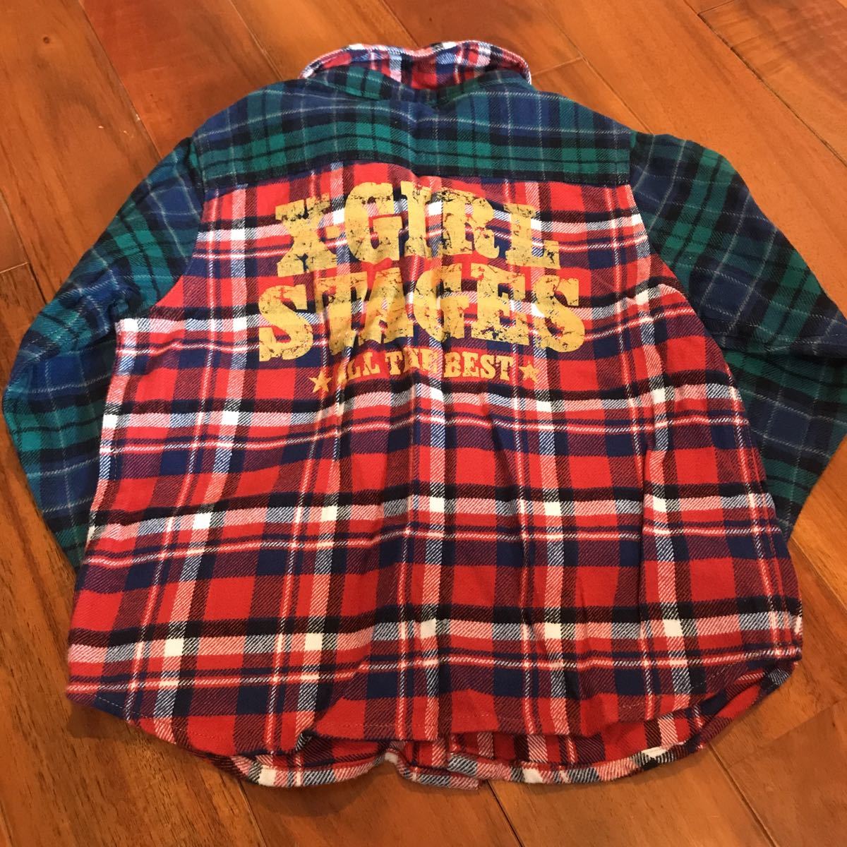  X-girl Kids flannel shirt 3T