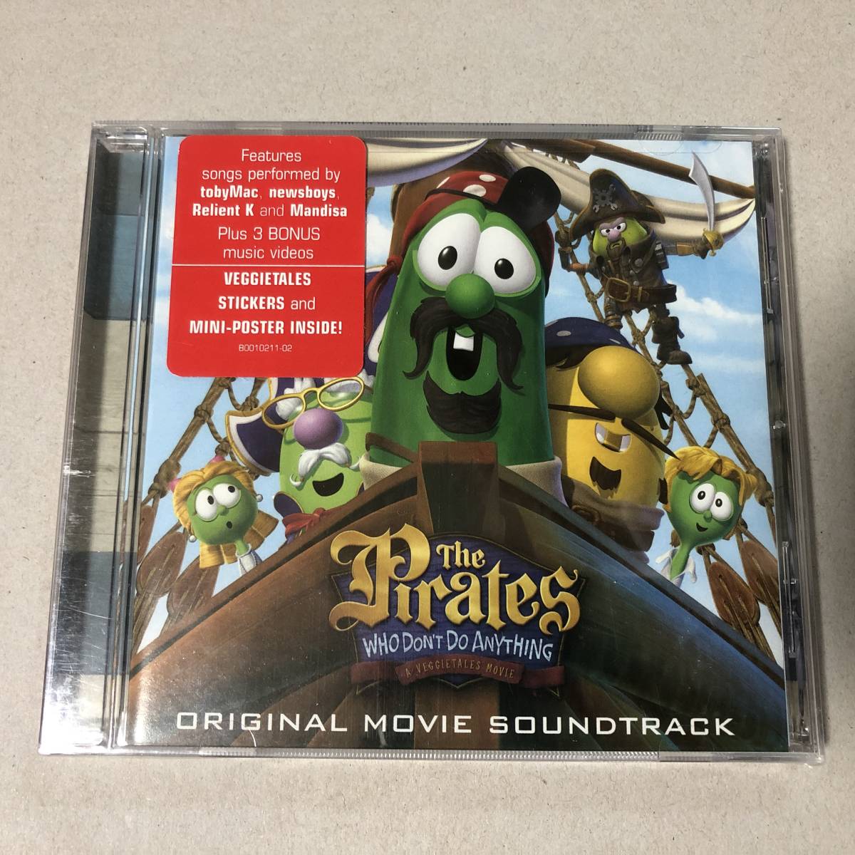 The Pirates Who Don't Do Anything - Veggie Tales OST CD Relient K Toby Mac Mandisa アメリカ アニメ サントラ_画像1