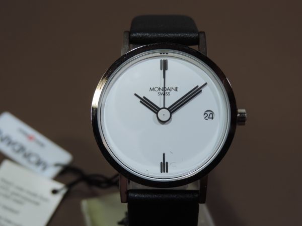 早割航空券 未使用品 デザイナーズ クォーツ MONDAINE/モンディーン モンディーン
