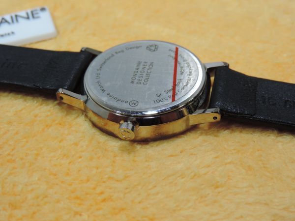 55%以上節約 未使用品 MONDAINE/モンディーン デザイナーズ クォーツ モンディーン