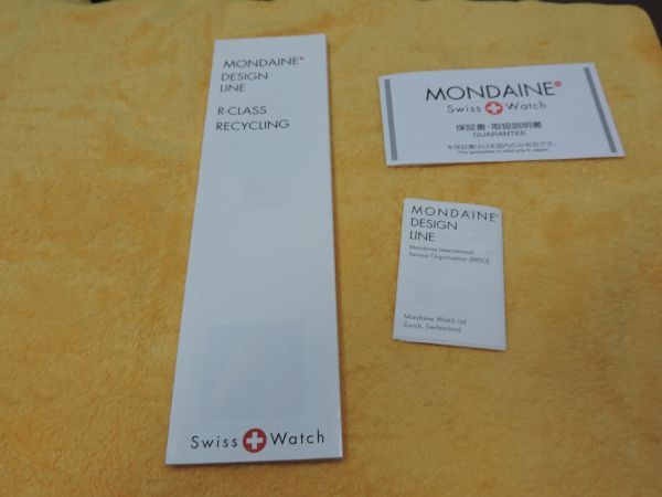 未使用品　MONDAINE/モンディーン　クォーツ　デザイナーズコレクション　定価16.000円　660H_画像6