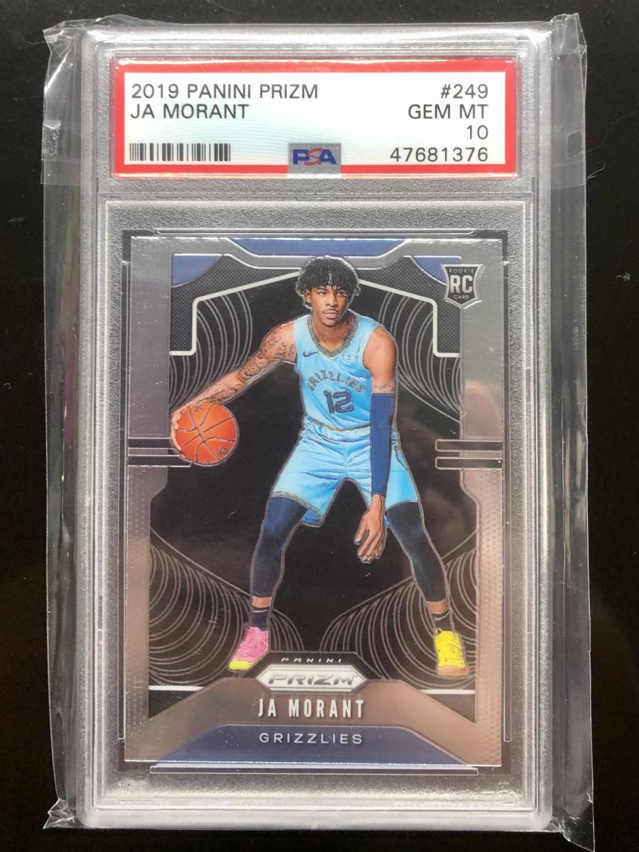 【Ja Morant】2019-20 Panini Prizm Rookie RC #249！Hot！Gem PSA10！_画像1