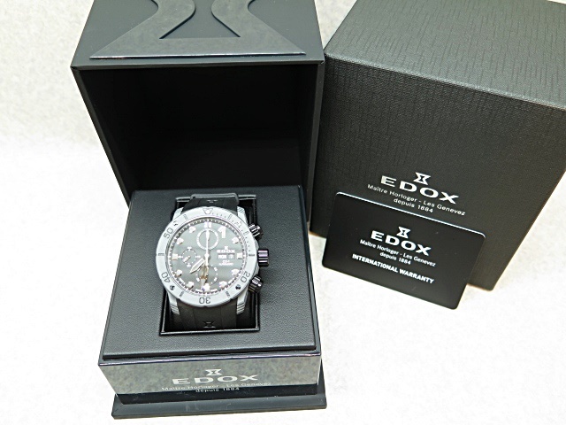 ★☆【エドックス】EDOX クロノオフショア1 カーボン クロノグラフ 自動巻き 01125 ot☆★_画像1