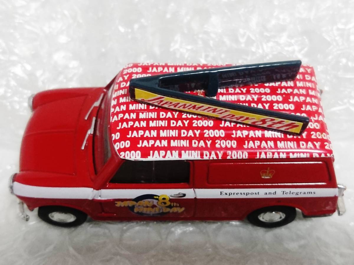 展示品+廃盤品　CORGI　MINIC　JAPAN MINI DAY 8th 2000　MINI VAN　レッド　コーギー_画像8