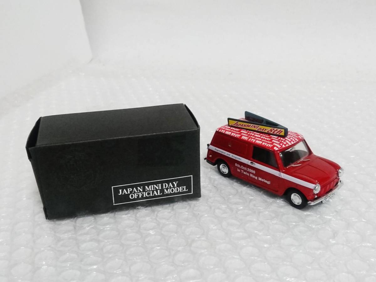 展示品+廃盤品　CORGI　MINIC　JAPAN MINI DAY 8th 2000　MINI VAN　レッド　コーギー_画像1