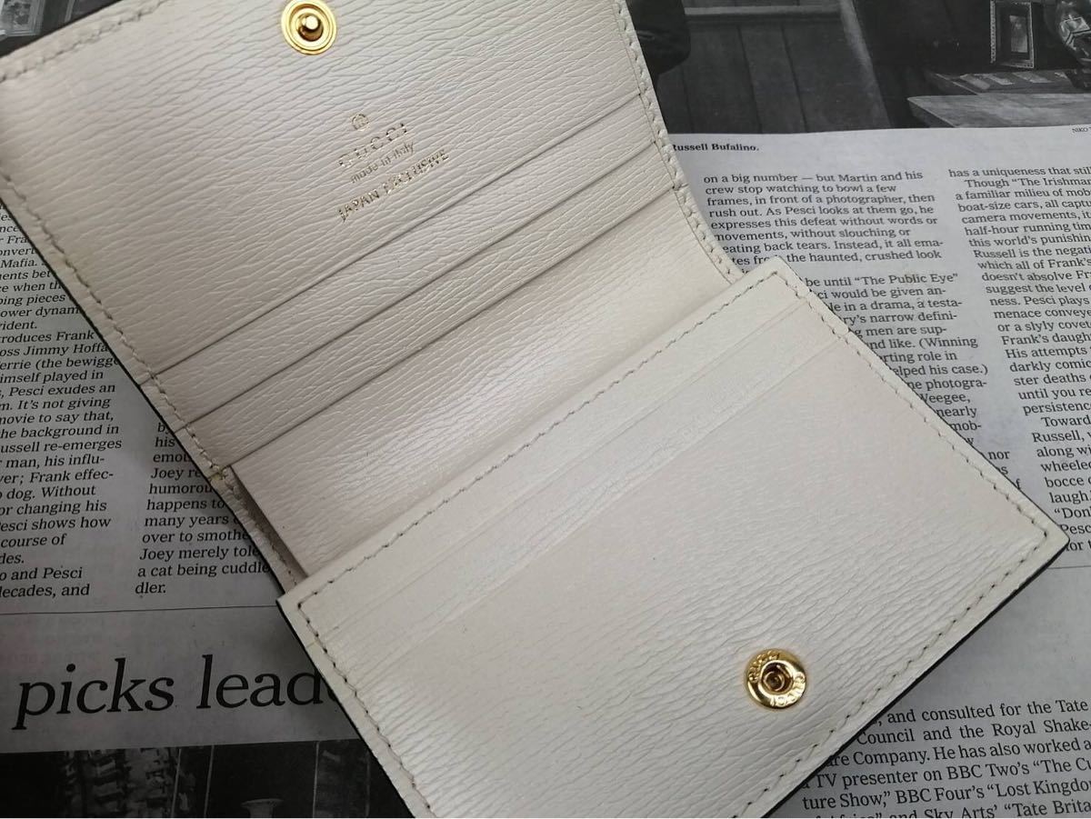 新品未使用 GUCCI グッチ 二つ折り財布 ヒグチユウコ 日本限定 新品未使用 GUCCI グッチ 二つ折り財布 ヒグチユウコ 日本限定