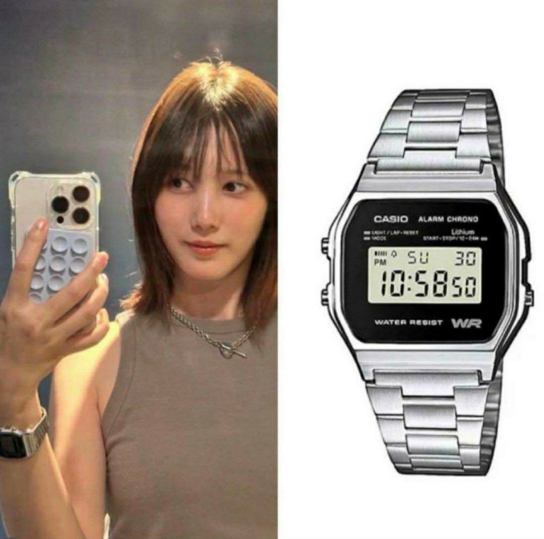 新品未使用 A158WEA-1JF ステンレス レトロ調 CASIO カシオ 