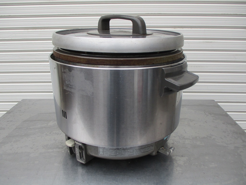 y1602-17　パロマ　ガス炊飯器 W440×D360×H370　都市ガス・13A 3,22KW　PR-360SS　2011年製　 中古　厨房_画像2