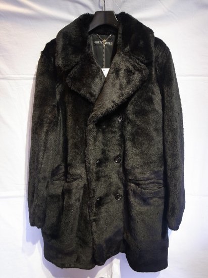 17AW WACKO MARIA FUR DOUBLE BREASTED COAT BLACK 17FW-WMO-CO03 Mサイズ ワコマリア ファーダブルコート_画像1