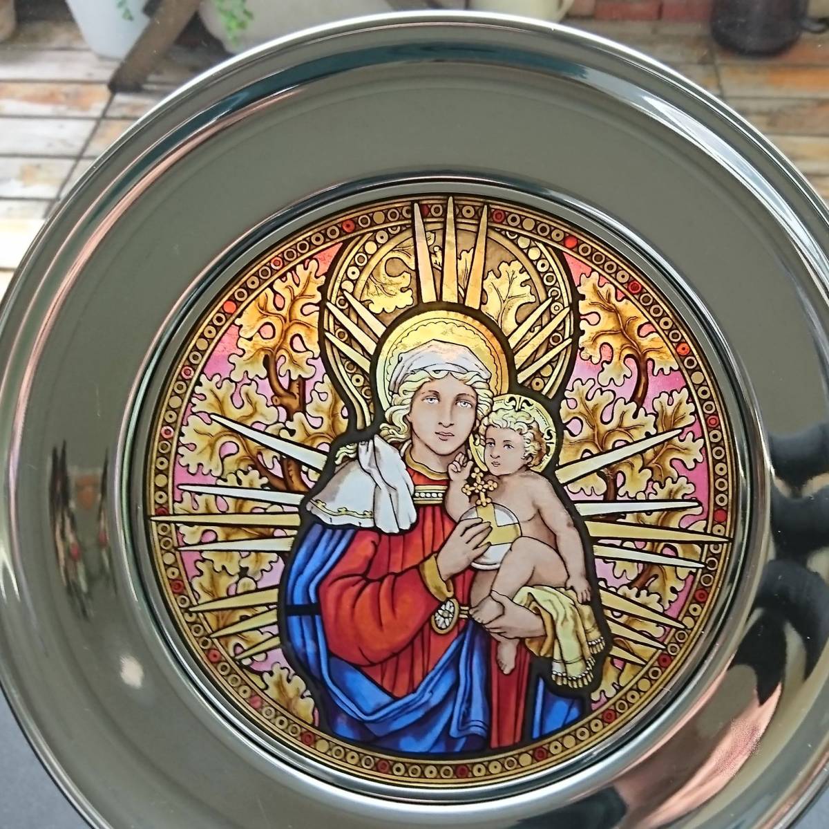 AIKU-YA】ワシントン・ナショナル大聖堂 ステンドグラス聖母子