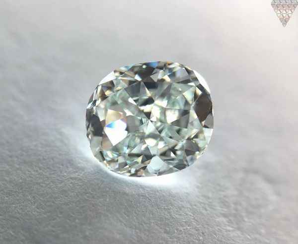 0.79 ct FAINT GREEN VS1 CUSHION GIA ダイヤモンド ルース 商品 動画 DIAMOND EXCHANGE FEDERATION