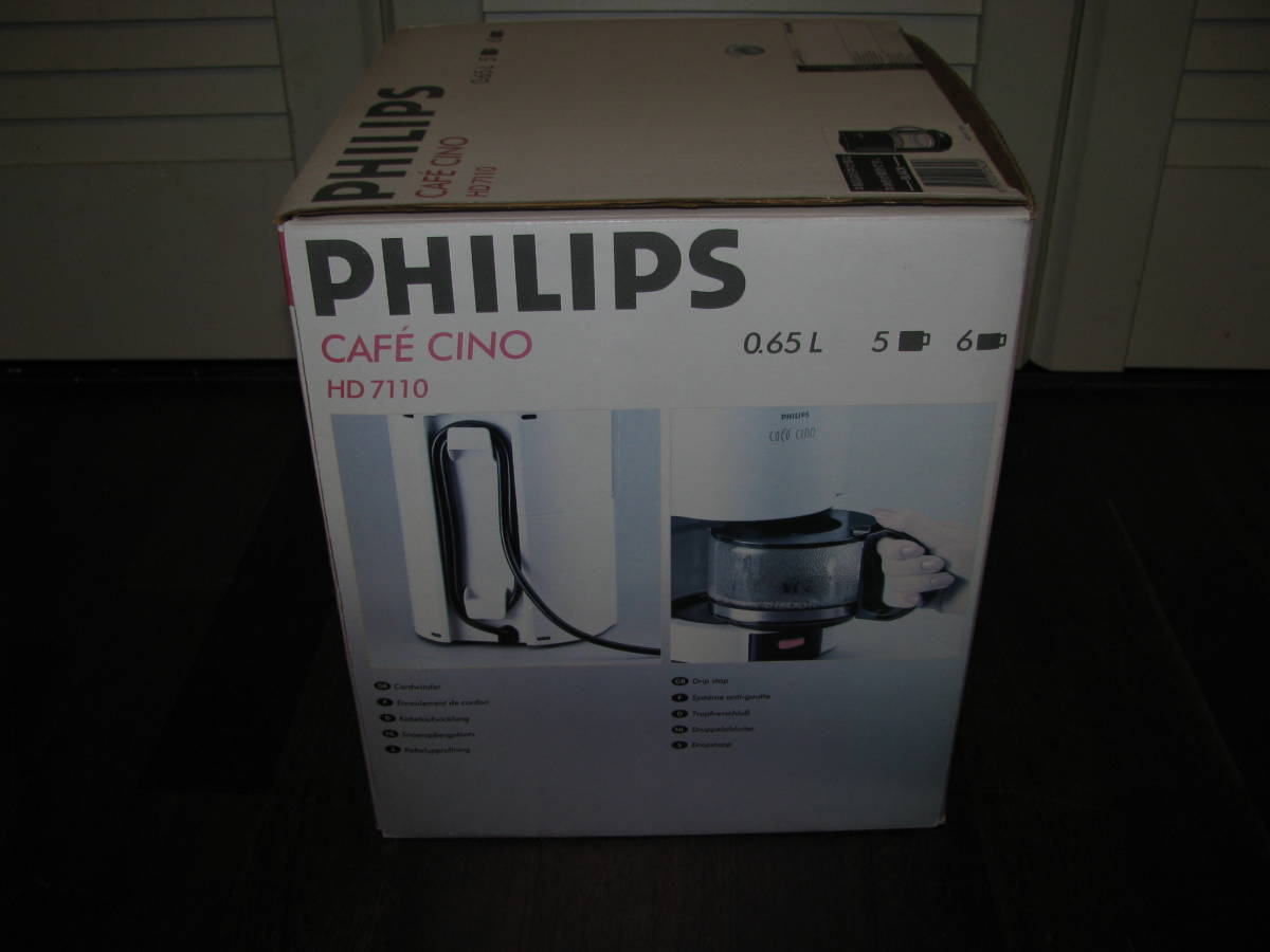 PHILIPS/ Philips кофеварка Cafe Cino HD7110 не использовался 