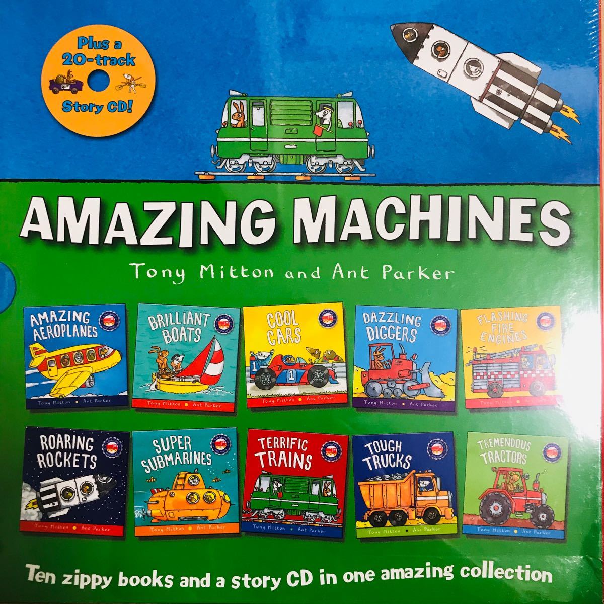 【CD付き】Amazing Machines のりもの　英語絵本　10冊セット