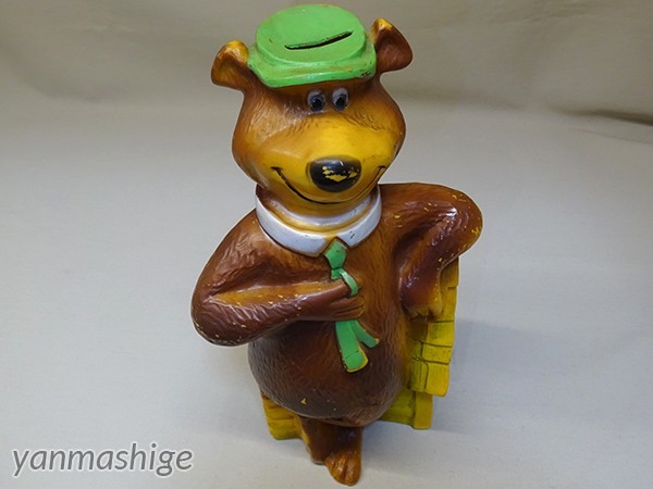 超特価SALE開催! 70sビンテージ ヨギベア ラージサイズ コインバンク Yogi Bear ソフビ