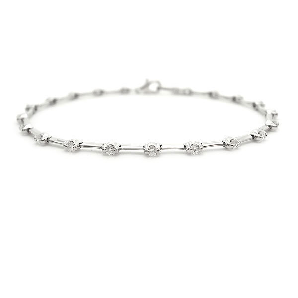 ブランド雑貨総合 【緑屋質屋】特選ジュエリー ダイヤモンド ブレスレット 1.07ct Pt850【中古】 ダイヤモンド