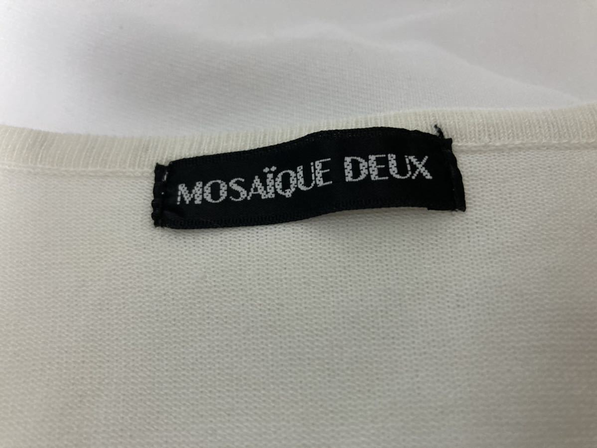 MOSAIQUE DEUX ホワイトアンサンブルL_画像5