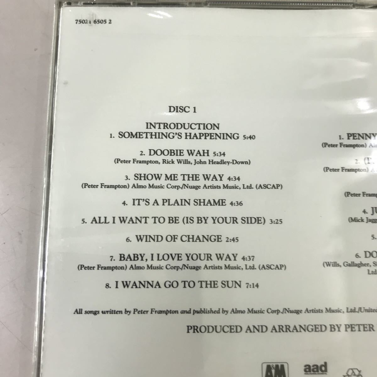 CD зарубежная запись нераспечатанный [ западная музыка ] долгое время сохранение товар Frampton Comes Alive!