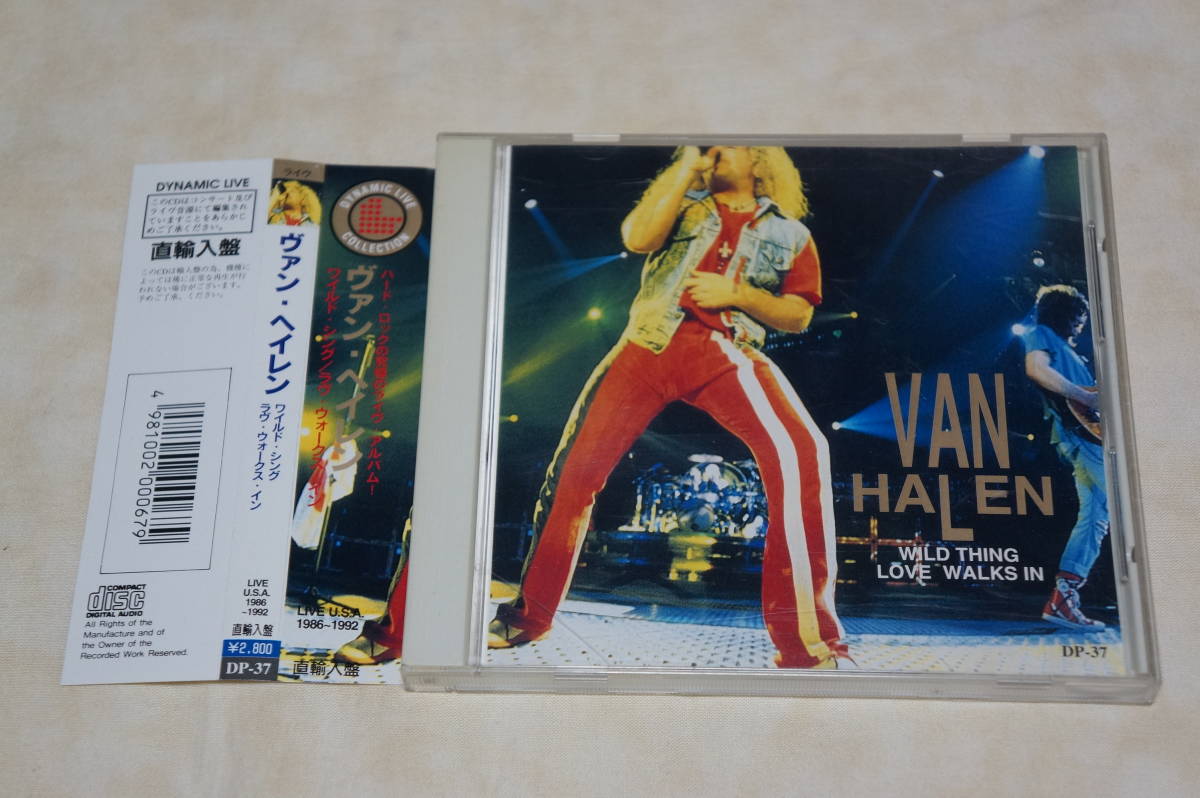 ●　VAN HALEN　ヴァン・ヘイレン　●　ワイルド・シング・ラヴ・ウォークス・イン　1986～1992　USA ライヴ　DYNAMIC LIVE 【 直輸入盤 】_画像1