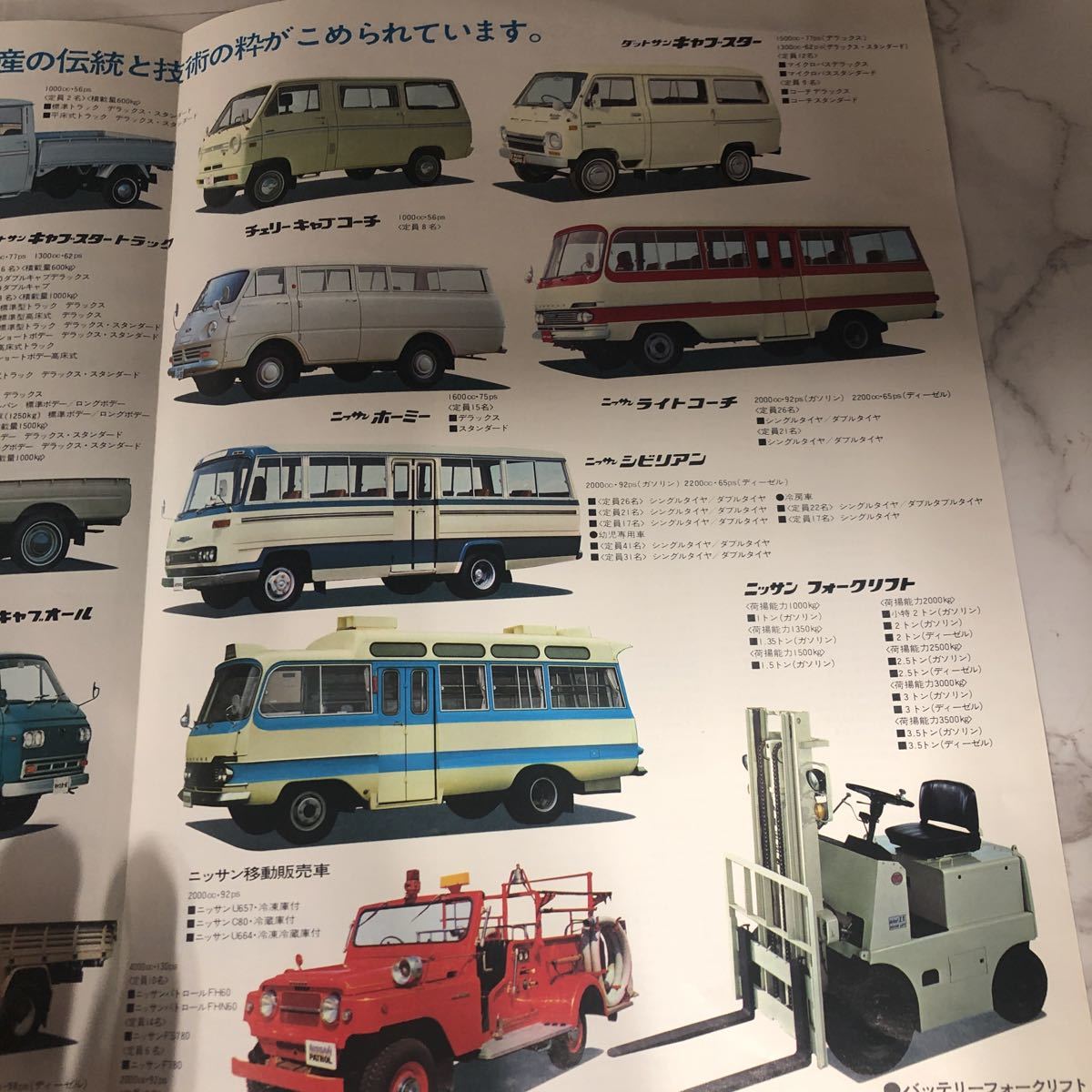 日産　商業車　カタログ　当時物　1970年代もの　管理番号:1970_画像5