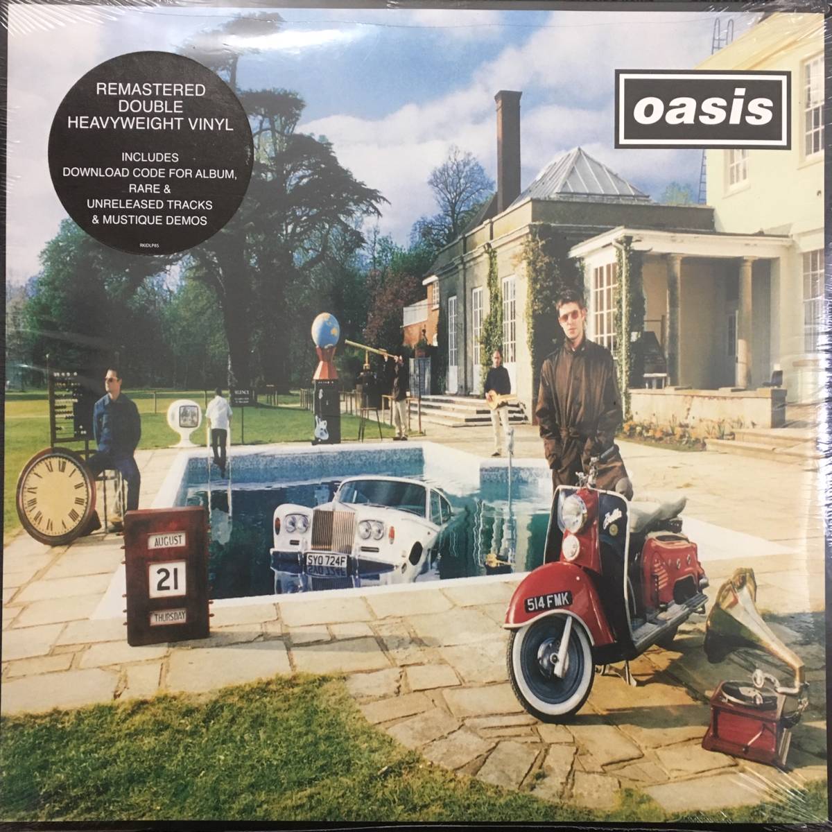 新品 ★ オアシス Be Here Now ★ リマスター 高音質 重量盤 見開きジャケット 2LP ★ Oasis ロンドンナイト ロンナイ　大貫憲章_画像1