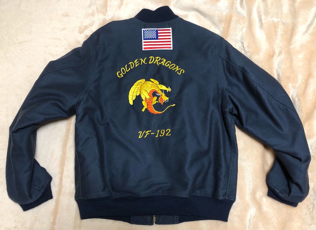 【レプリカ？】U.S.Navy デッキジャケット（背面刺繍）の画像2