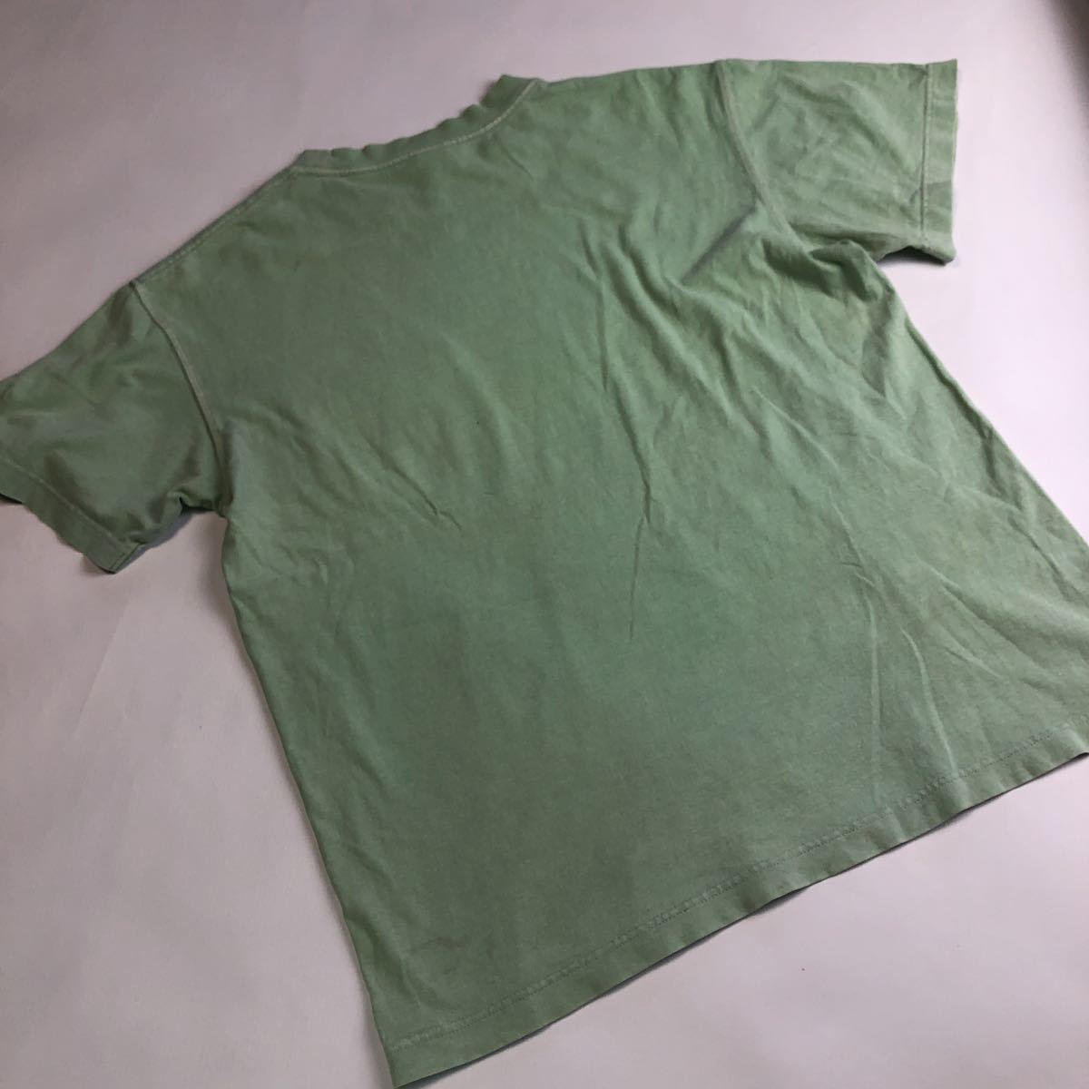 mont-bell モンベル Tシャツ メンズ グリーン系 サイズM トップス 半袖 (管理番号2300)_画像8