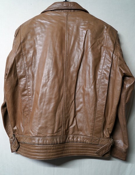 *J&R J&R * original leather rider's jacket Camel *