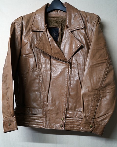 *J&R J&R * original leather rider's jacket Camel *