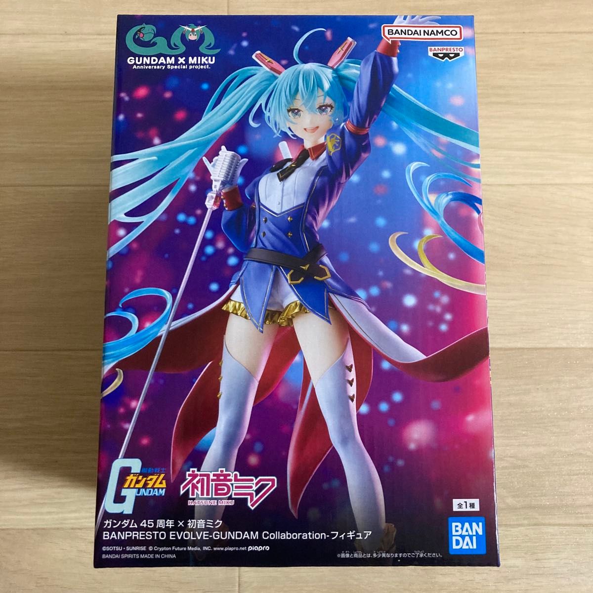 未開封】ガンダム 45周年 初音ミク BANPRESTO EVOLVE-GUNDAM