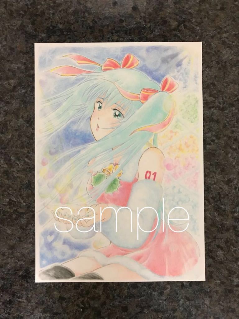 ヤフオク A5 ケント紙 色鉛筆 手描きイラスト 初音ミク ク ヤフオク A5 ケント紙 色鉛筆 手描きイラスト 初音ミク ク