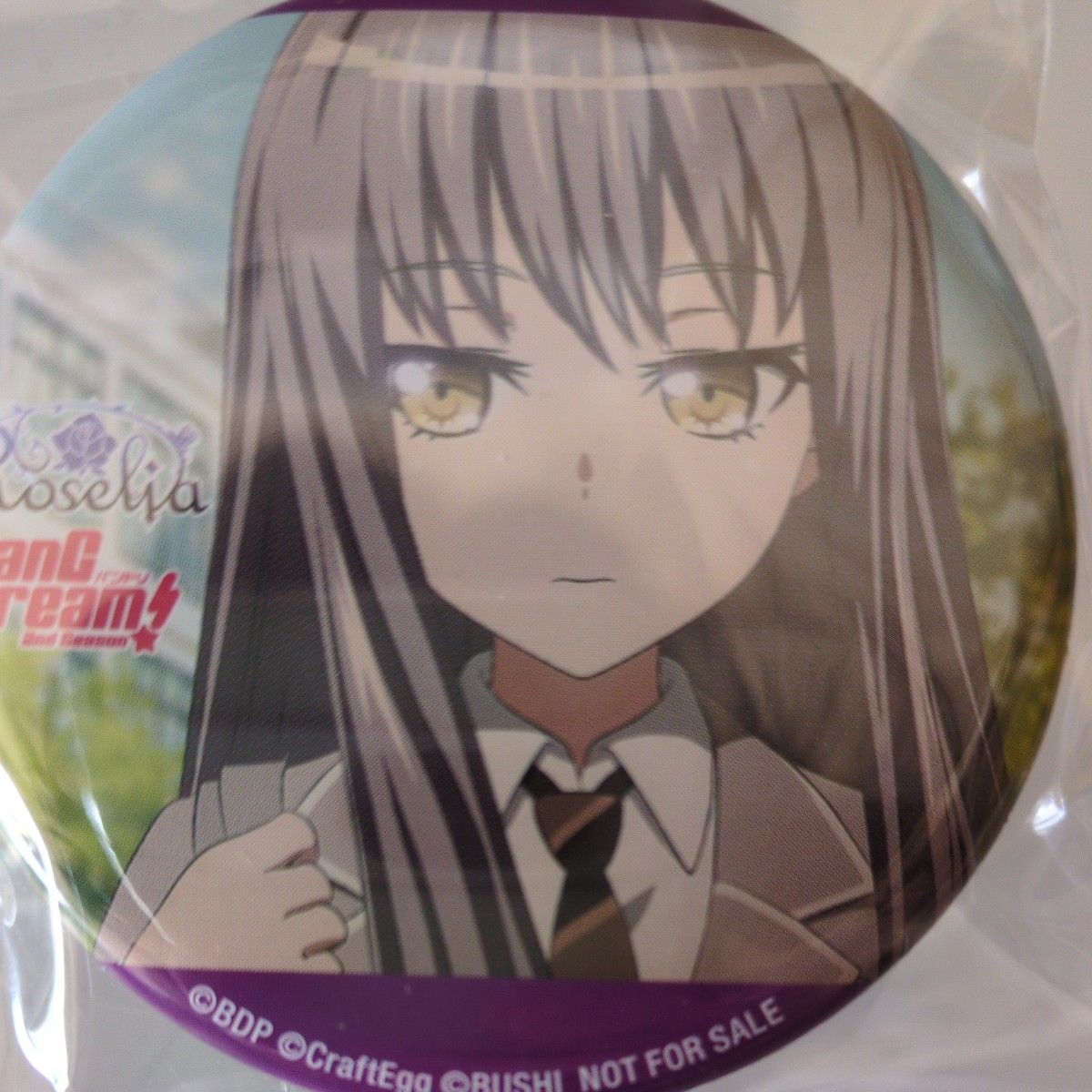 缶バッジ 湊友希那 Roselia バンドリ アニメイト店舗購入特典 BanG