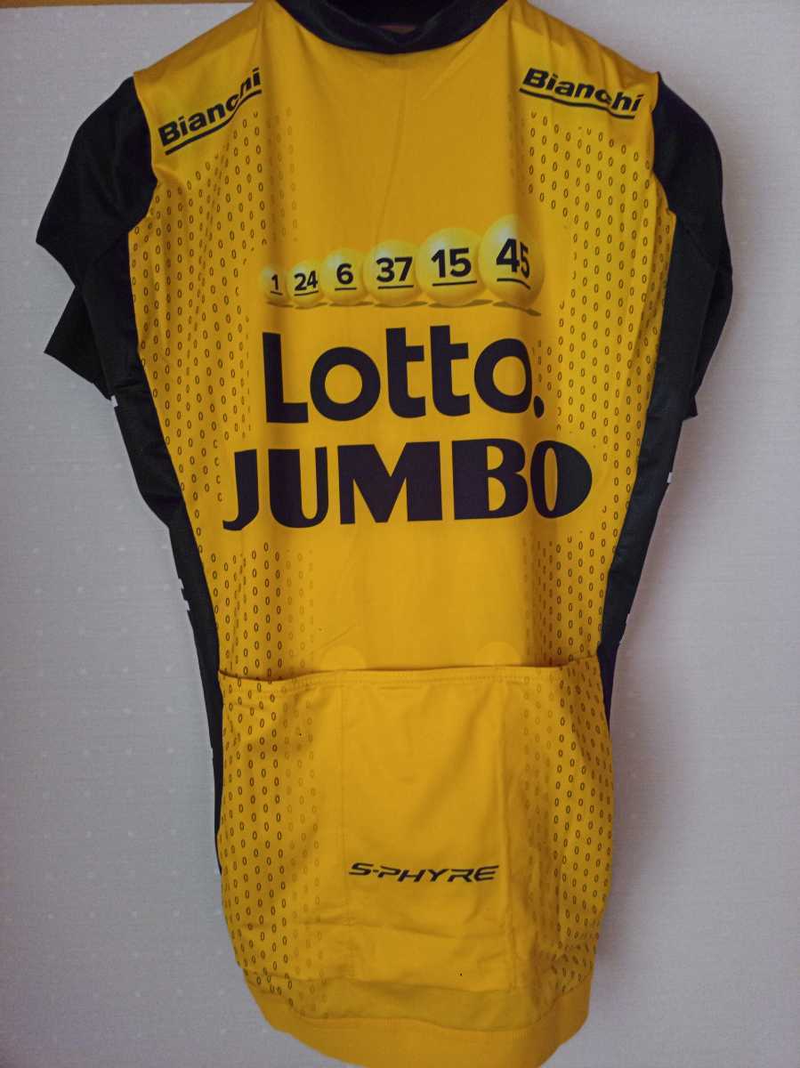 支給品　Lotto Jumbo　サイクルジャージ　ロットユンボ　SHIMANO　　ロードバイク　自転車　　ビスマ　ビズマ　ヴィスマ　ログリッチ　_画像5