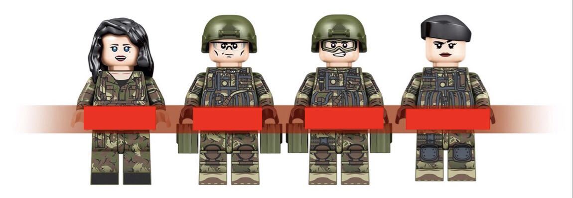 チャレンジャーⅡ 主力戦車 ミニフィグ レゴ 互換 LEGO 互換 テクニック フィギュア tank a_画像6