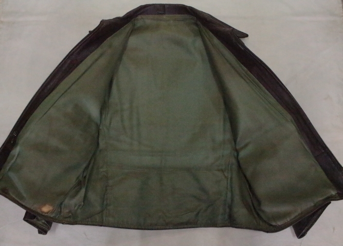 VintageOriginal 40's50's ホースハイドレザースポーツジャケット チェンジポケット ヴィンテージ古着_画像8
