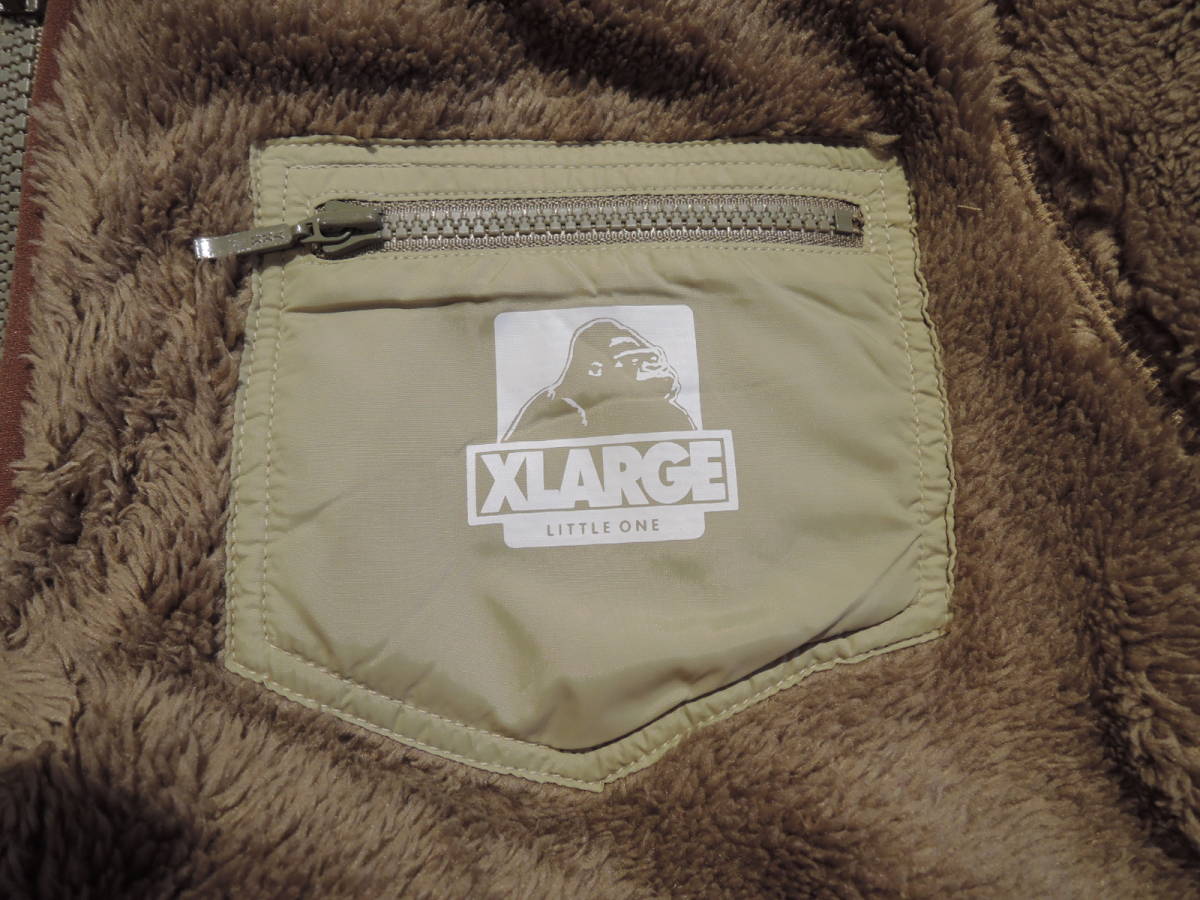 X-LARGE XLarge XLARGE Kids OG Gorilla необычность материалы карман блузон бежевый 140 размер Kids ZOZOTOWN полная распродажа новейший популярный товар 
