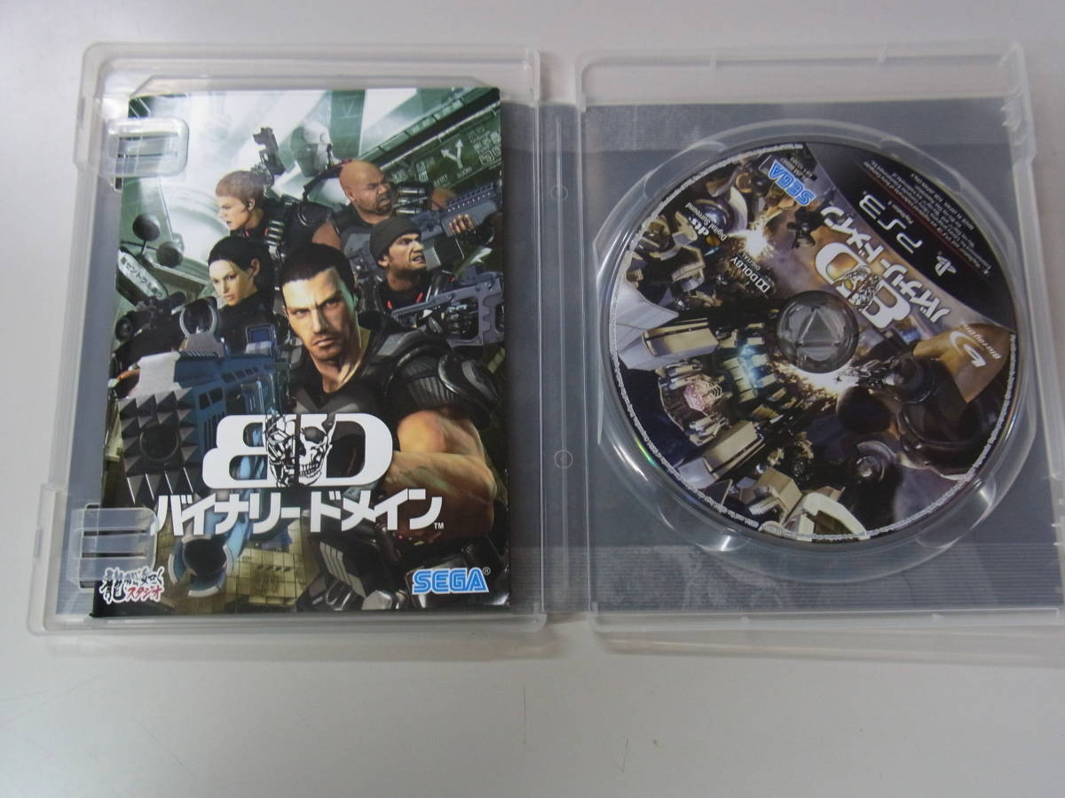 ●PS3●SEGA●バイナリー ドメイン / BINARY DOMAIN●中古● _画像3