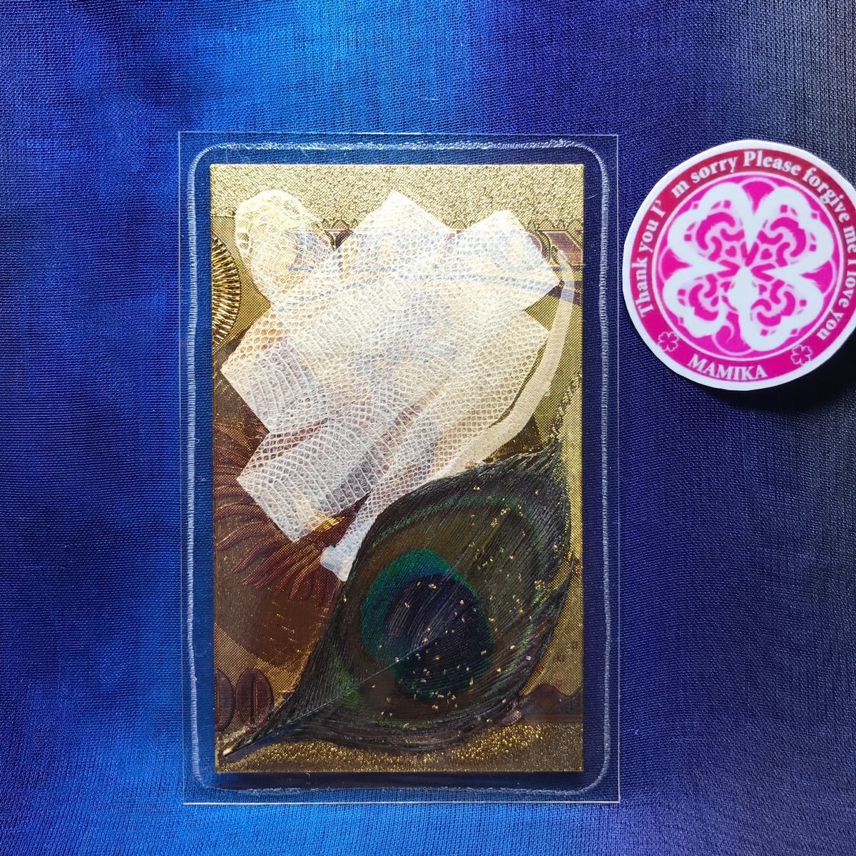  редкость obi Исэ город бог . криптомерия порез ... один шт белый .mamsi амулет 1000 десять тысяч иен. obi оригинальный золотой феникс ... перо один сто миллионов иен . кошелек obi Power Stone карта ..