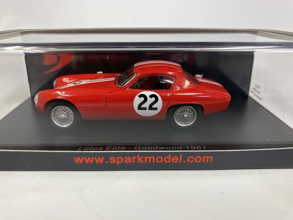 Spark 1/43 ロータス エリート グッドウッド1961　#22　新品