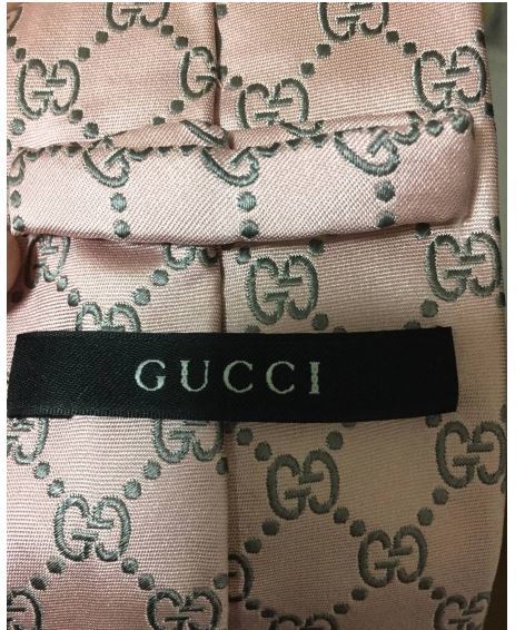 2022年秋冬新作 正規美品 GUCCI グッチ シルクネクタイ ピンク シルク