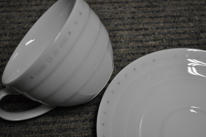 ■COMME CA DU MODE/コムサデモード■ペア碗皿セット(スプーン付き)■カップ&ソーサー■未使用品■_画像8