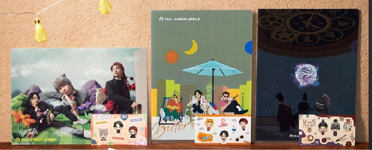 ミセスグリーンアップル 1番くじ クリアファイル3種セット｜Yahoo