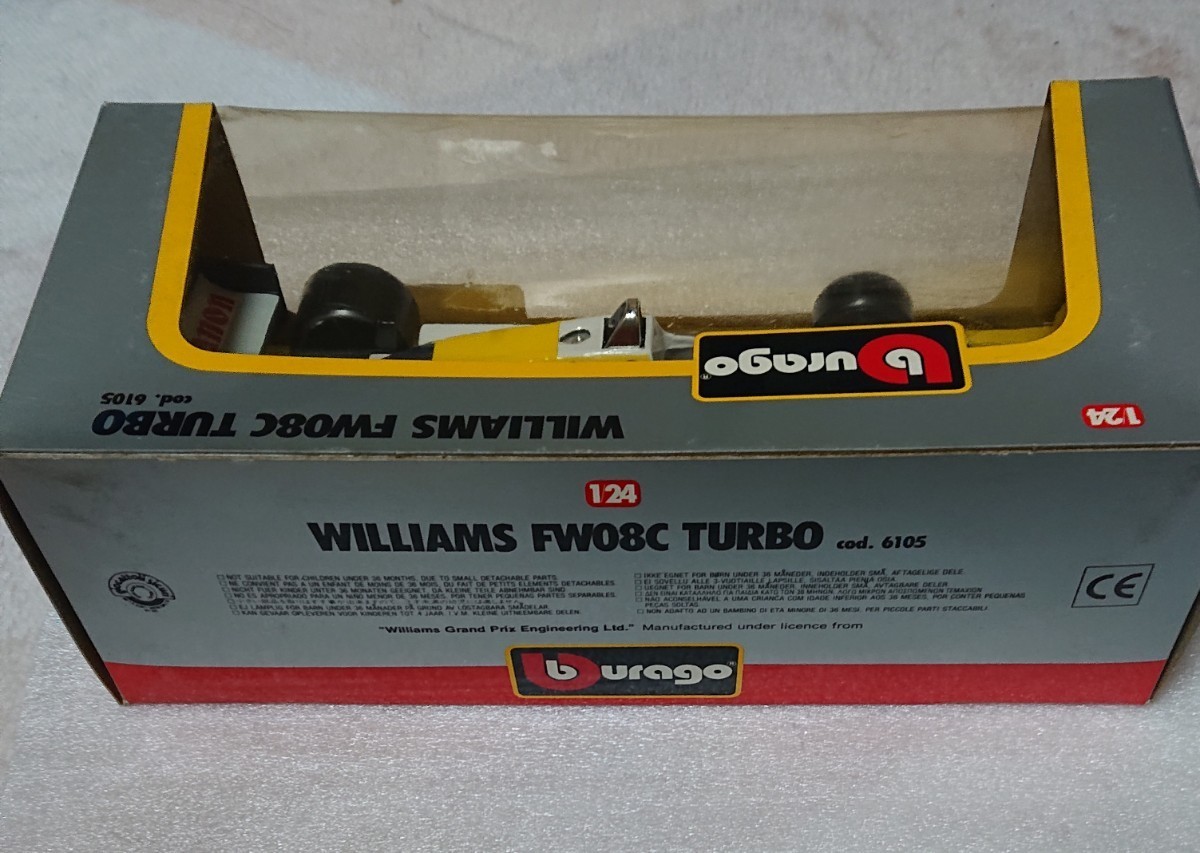 ブラーゴ ウィリアムズ ホンダ FW08 TURBO