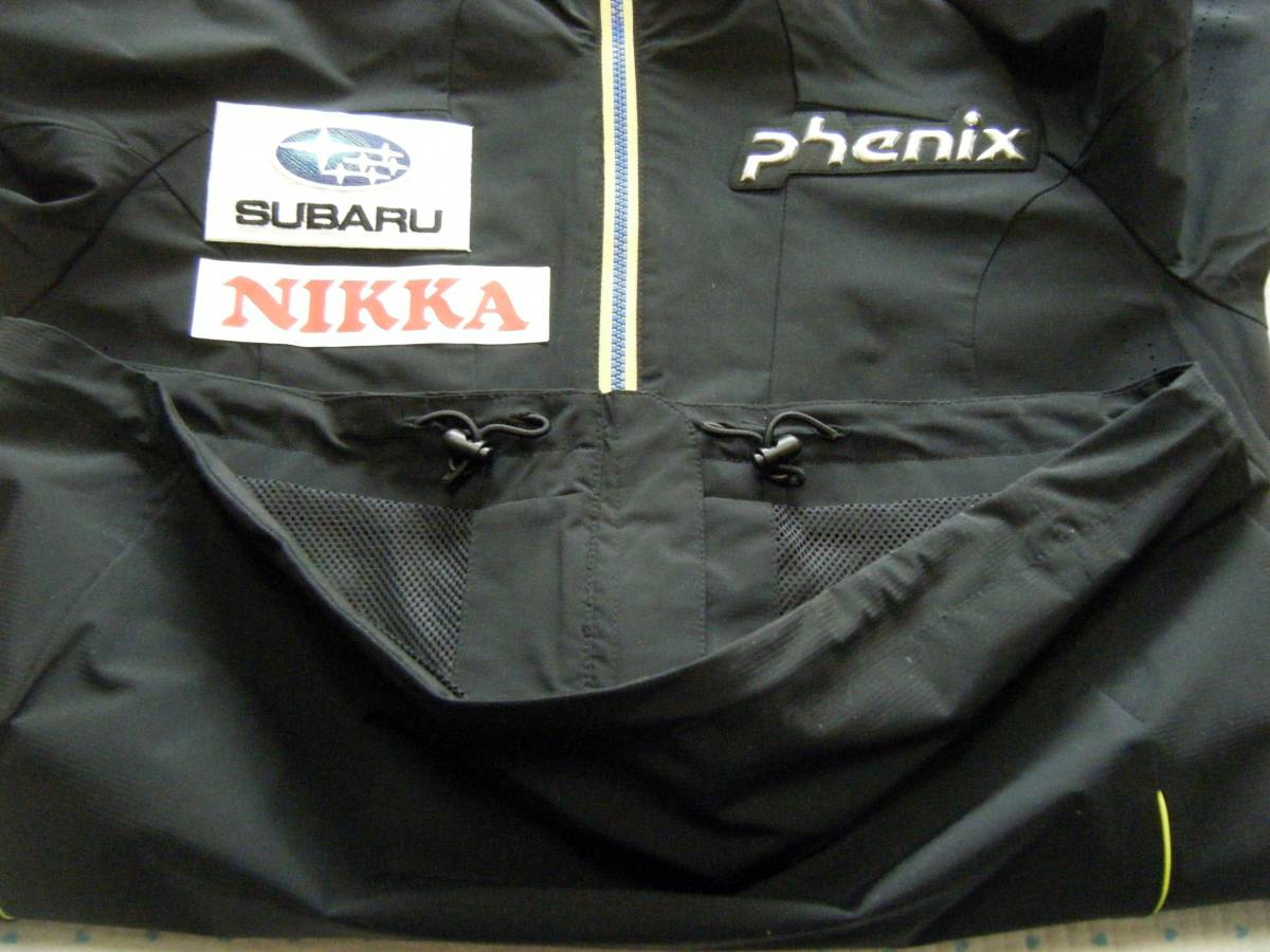 フェニックス　phenix　10 FW JAPAN NATIONAL TEAM 2011　トレーニング用高機能シェルジャケット　黒色　サイズ M　スポンサーワッペン付き_画像4
